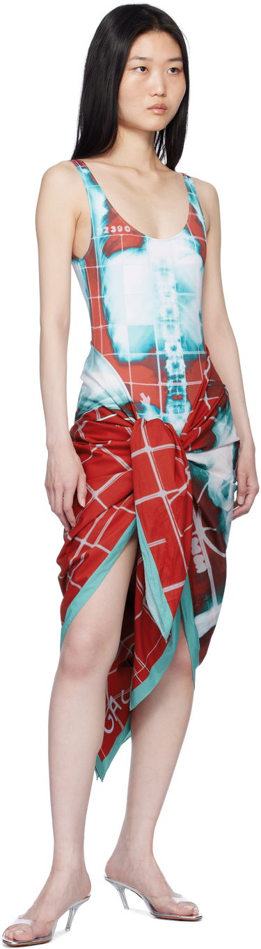 Sukňa Jean Paul Gaultier 'The Red Squeletor' Cover-up Skirt by Jean Paul Gaultier Červená | 25/33-U-JU158-C581-3058, 3