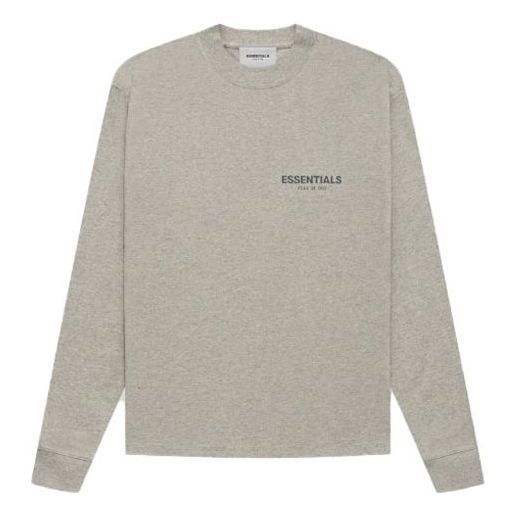 Tričko Fear of God Long Sleeve Tee Šedá | FOG-FW21-190