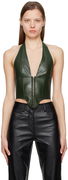 Miaou Mara Halter Leather Corset