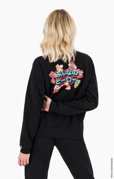Tričko Champion Crewneck Sweatshirt XL Čierna | 114712-KK001, 4