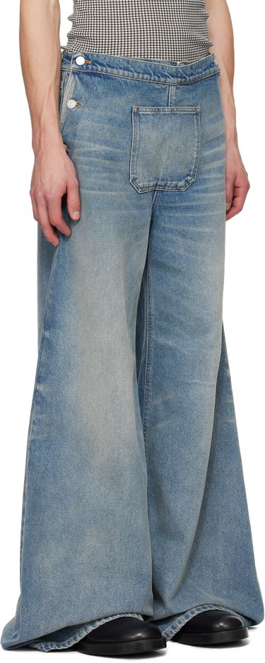 Džínsy Courrèges Courrèges One Pocket Baggy Jeans Modrá | 324DPA238DE0033, 1