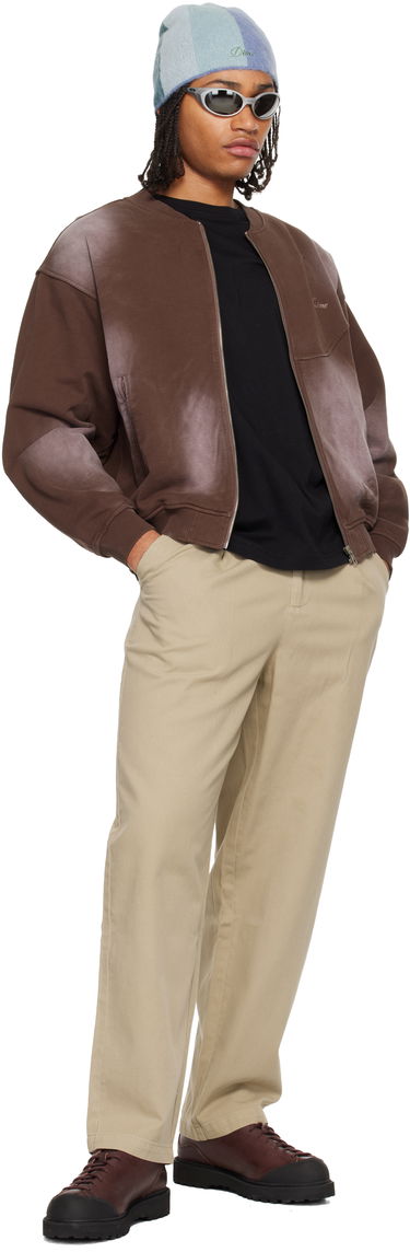 Bomber bunda Dime Faded Fleece Bomber Jacket Hnedá | DIMEHO257TER, 3