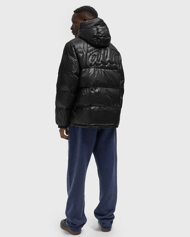 Prešívaná bunda Patta Quilted Script Logo Hooded Puffer Jacket Čierna | POC-AW25-3200-348-0031-001, 2