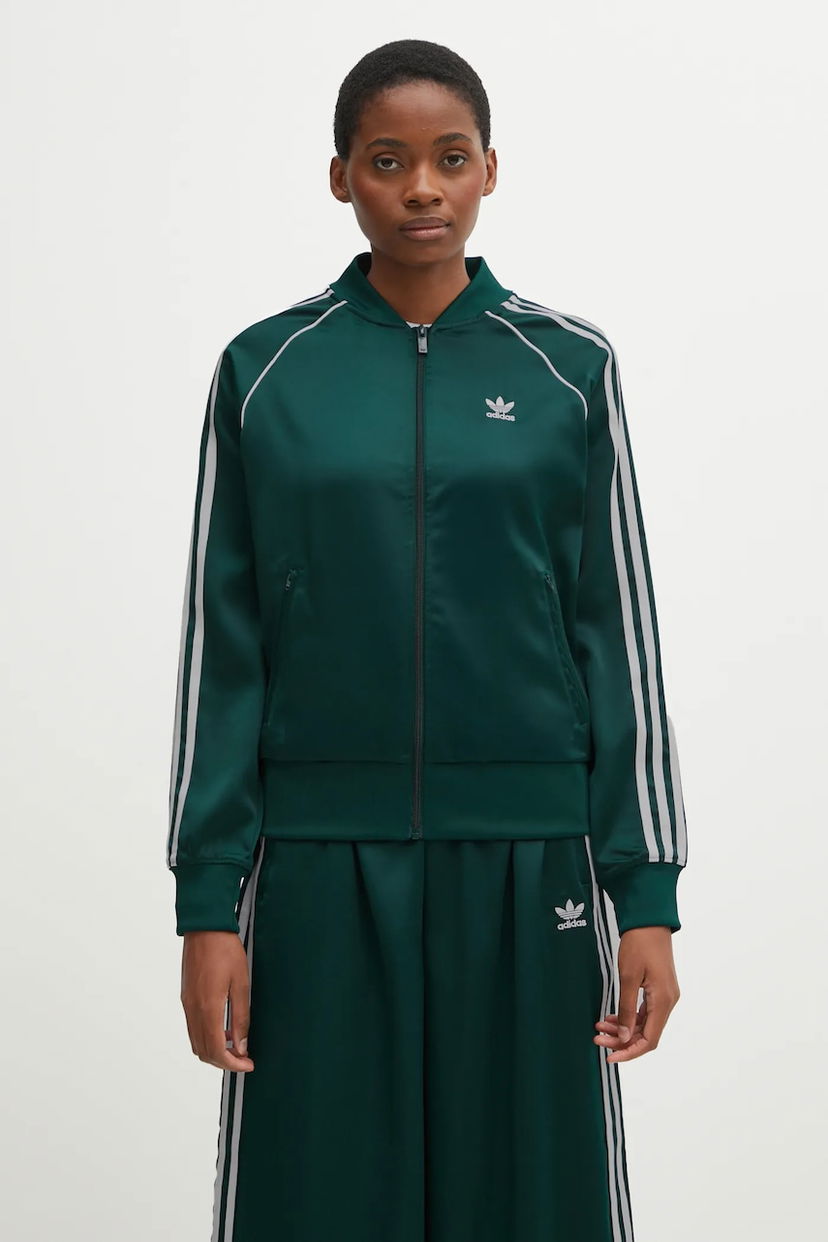 Súprava adidas Originals Originals SST Satin Track Top Zelené | JZ6732