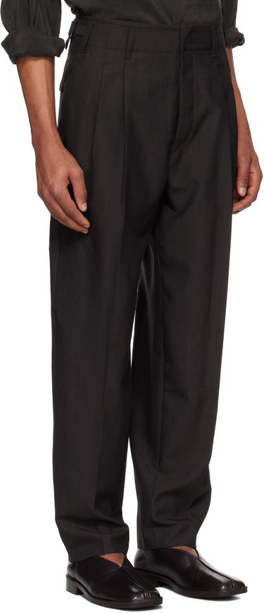 Nohavice LEMAIRE Lemaire Pleated Trousers Čierna | PA1169 LF414, 1