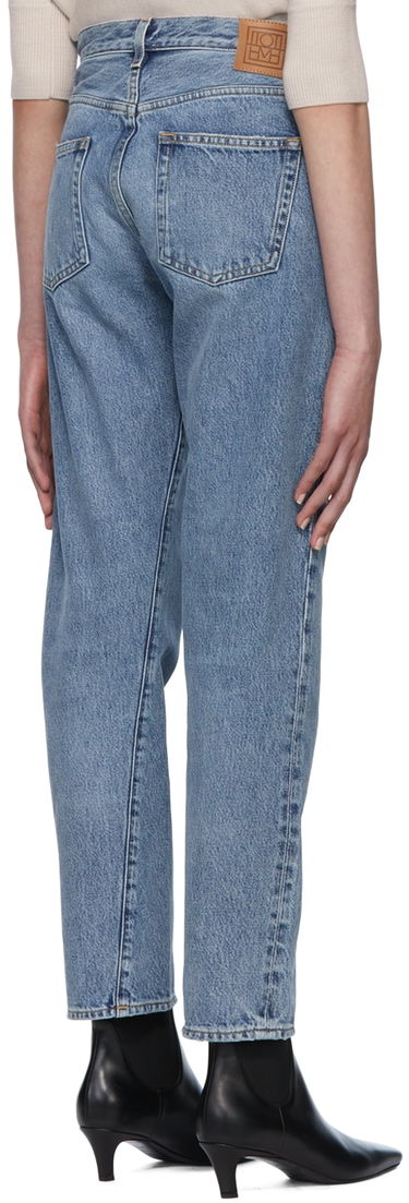 Džínsy TOTEME TOTEME Twisted Seam Jeans Modrá | 222-232-741, 2