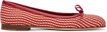 Oblečenie Manolo Blahnik Manolo Blahnik Veralli Ballerina Flats Červená | 424-1947, 0