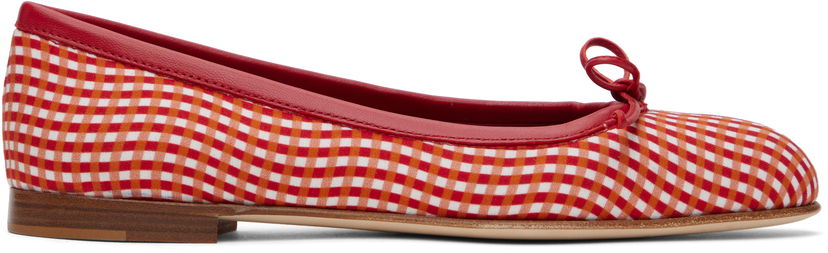 Oblečenie Manolo Blahnik Manolo Blahnik Veralli Ballerina Flats Červená | 424-1947