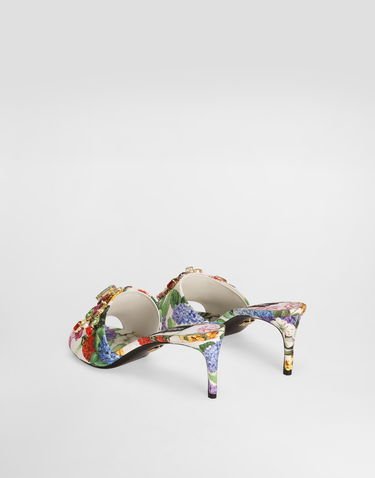 Doplnky Dolce & Gabbana Dolce & Gabbana Brocade Mules with Jewel Embellishments Rôznofarebný | CR1744A6L95HA5KU, 2