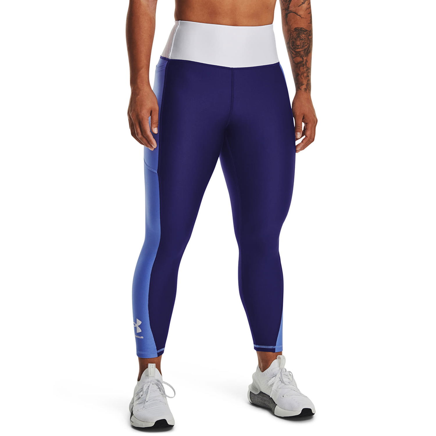 Legíny Under Armour Blocked Ankle Legging Blue Modrá | 1377091-468, 0