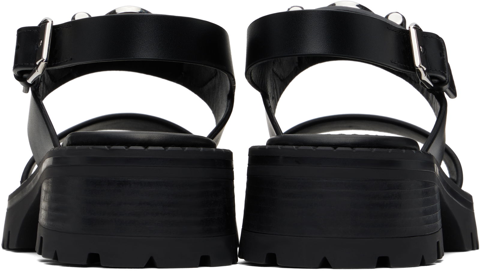 Medusa Buckle Platform Block-Heel Sandals 80 mm