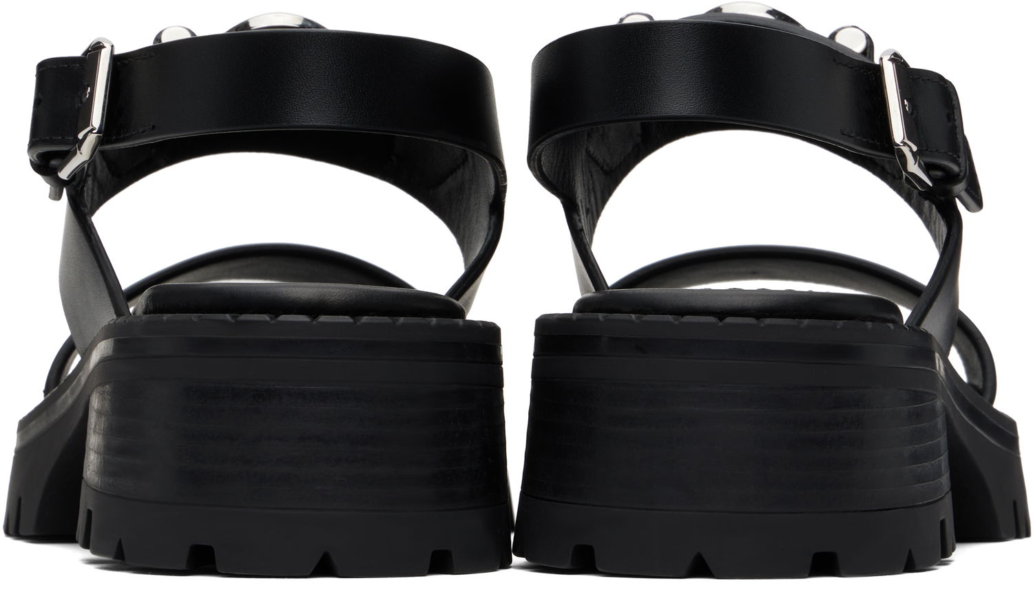 Tenisky a topánky Versace Medusa Buckle Platform Block-Heel Sandals 80 mm Čierna | 1015472_1A04174_1B00P, 1