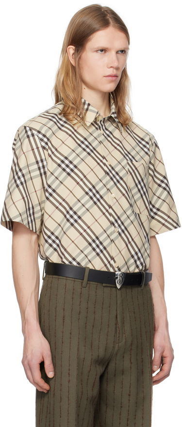 Košeľa Burberry Burberry Check Cotton Shirt Béžová | 8105349, 1