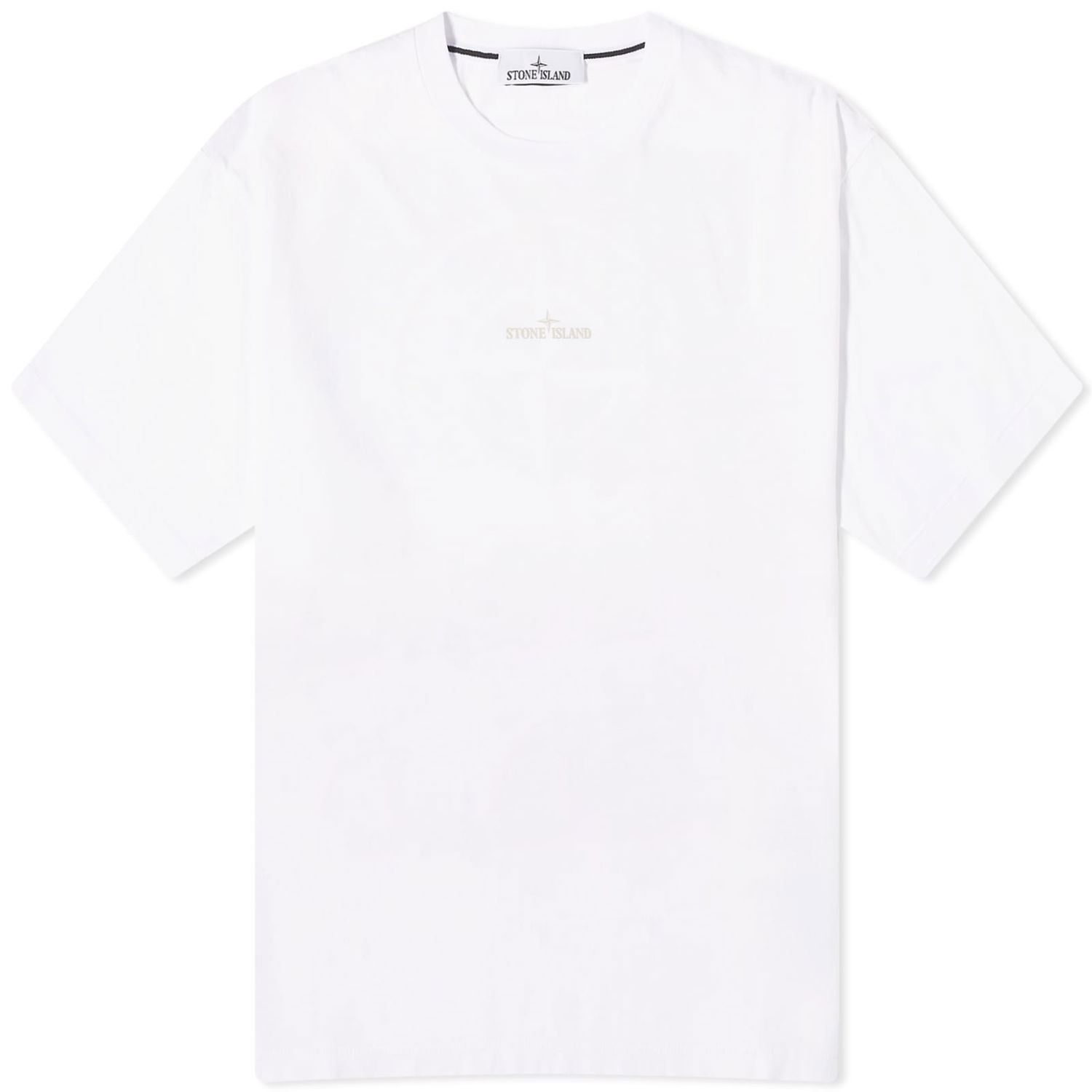 Tričko Stone Island Scratched Print T-Shirt Biela | 80152RC89-V0001, 0