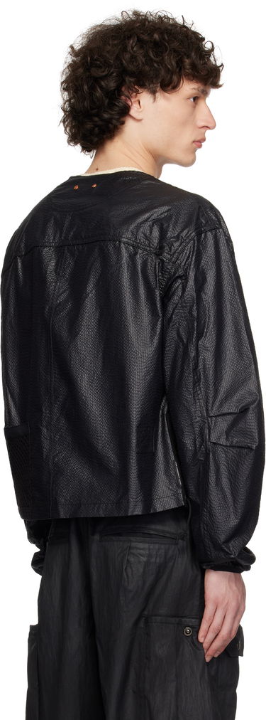 Bomber bunda Andersson Bell Andersson Bell Convex Collarless Bomber Jacket Čierna | awa696m, 2
