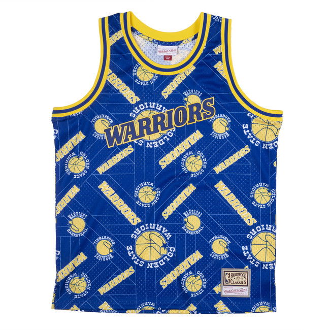 Dres Mitchell & Ness Golden State Warriors Swingman Jersey Modrá | MSPOBW19081-GSWPTNY, 0