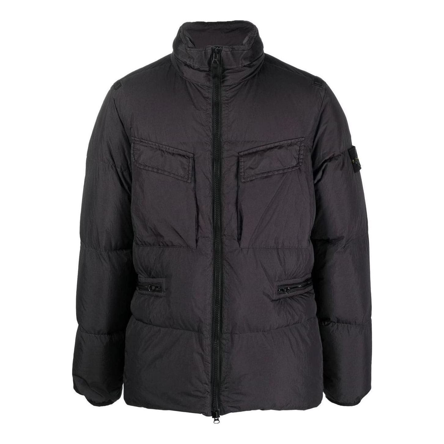 Prešívaná bunda Stone Island Reps Down Jacket Čierna | 771540123-V0065, 0