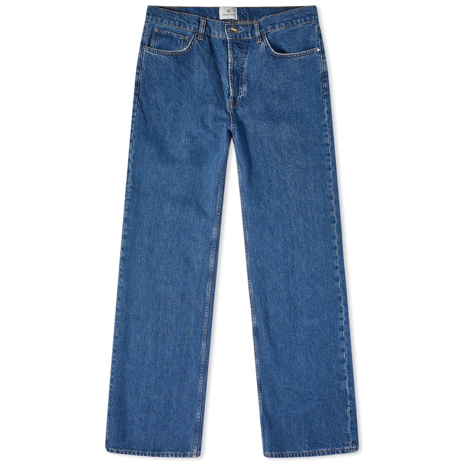Džínsy Anine Bing Hugh Blue Jeans Size Medium Modrá | A-06-1134-418, 0