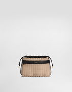 Dolce & Gabbana Carla Wicker Bucket Bag