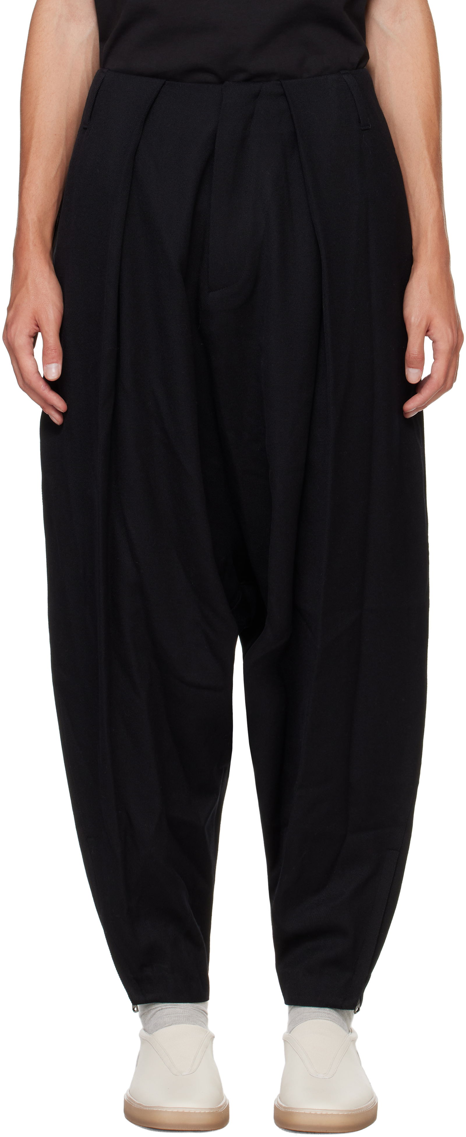 Black Wide Leg Trousers
