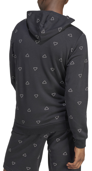 Mikina adidas Performance Sportswear Seasonal Essentials Monogram Graphic Hoodie Šedá | iv9357, 1