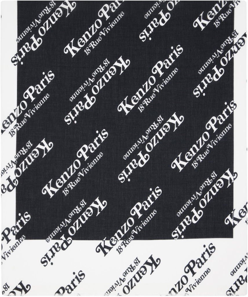 Šál KENZO Paris Gram Scarf Čierna | FE58EU720PED, 0