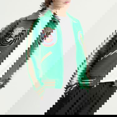 Bomber bunda Human Made Patched Striped Military Jacket Zelené | HM30JK018-GRN, 2