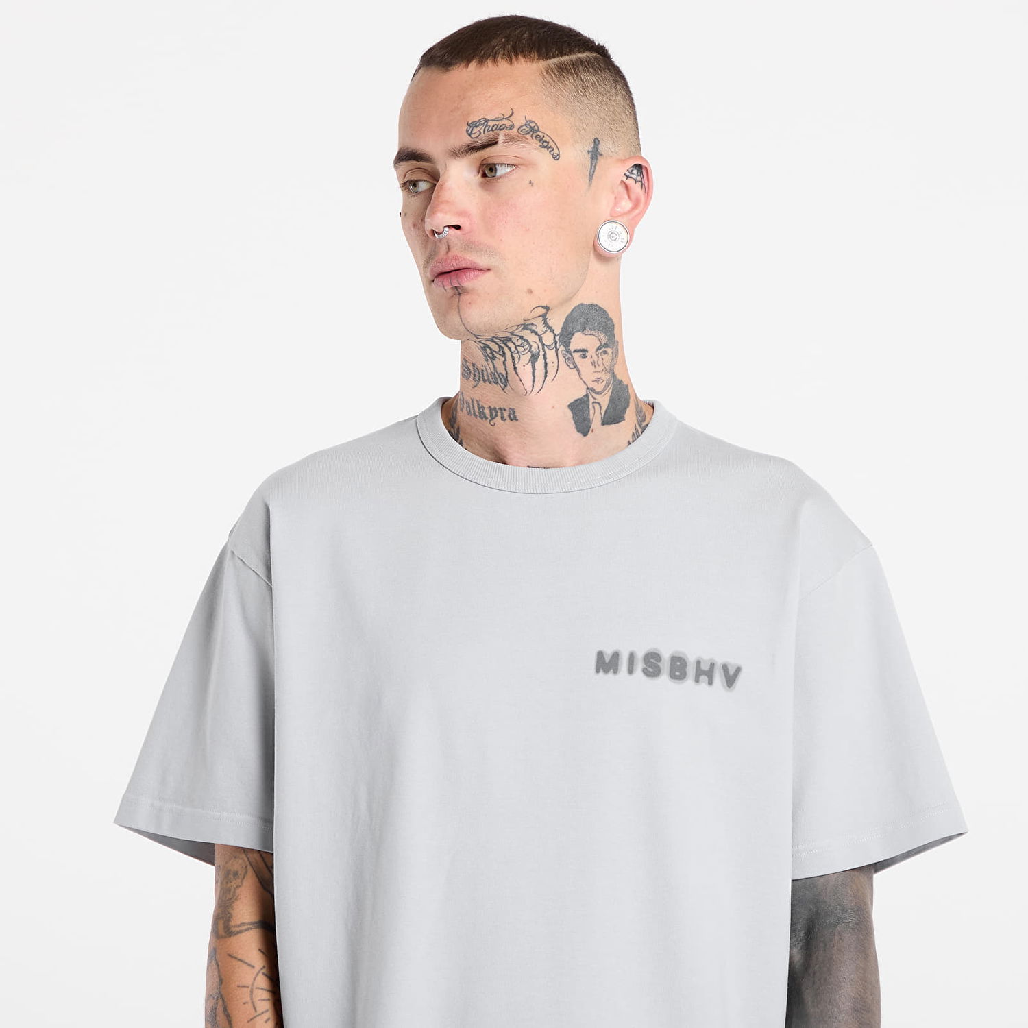 Tričko MISBHV MISBHV Community T-Shirt Šedá | 251M126, 1