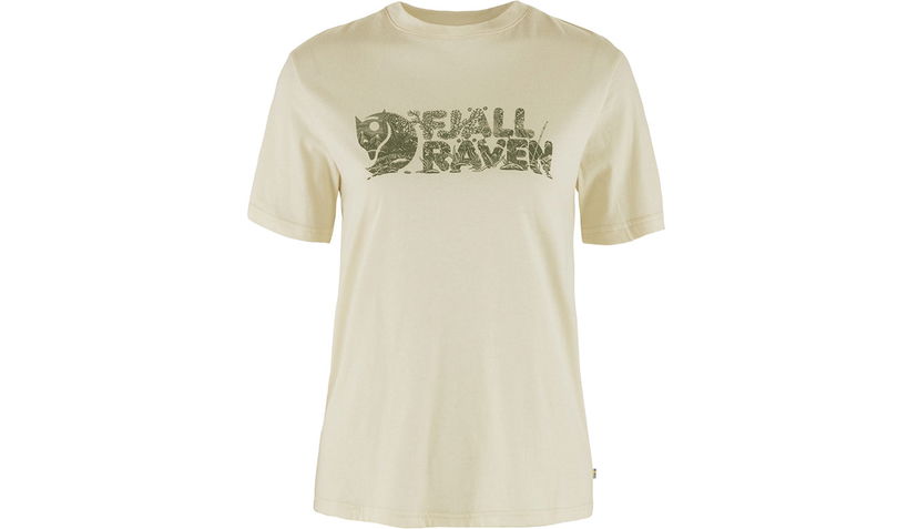 Tričko FJÄLLRÄVEN Lush Logo T-shirt Béžová | F14600165-113