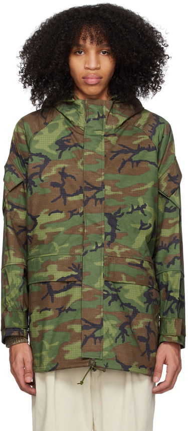 Bunda BEAMS BEAMS PLUS Camouflage Field Jacket Zelené | 38180170139, 0