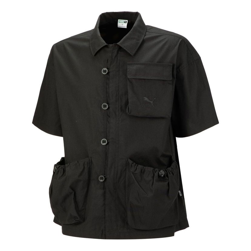 Košeľa Puma Short Sleeve Casual Shirt Čierna | 621925-01