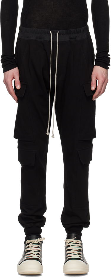 Cargo nohavice Rick Owens Rick Owens Hollywood Mastodon Megacargo Pants Čierna | RU01E5337 BA, 0