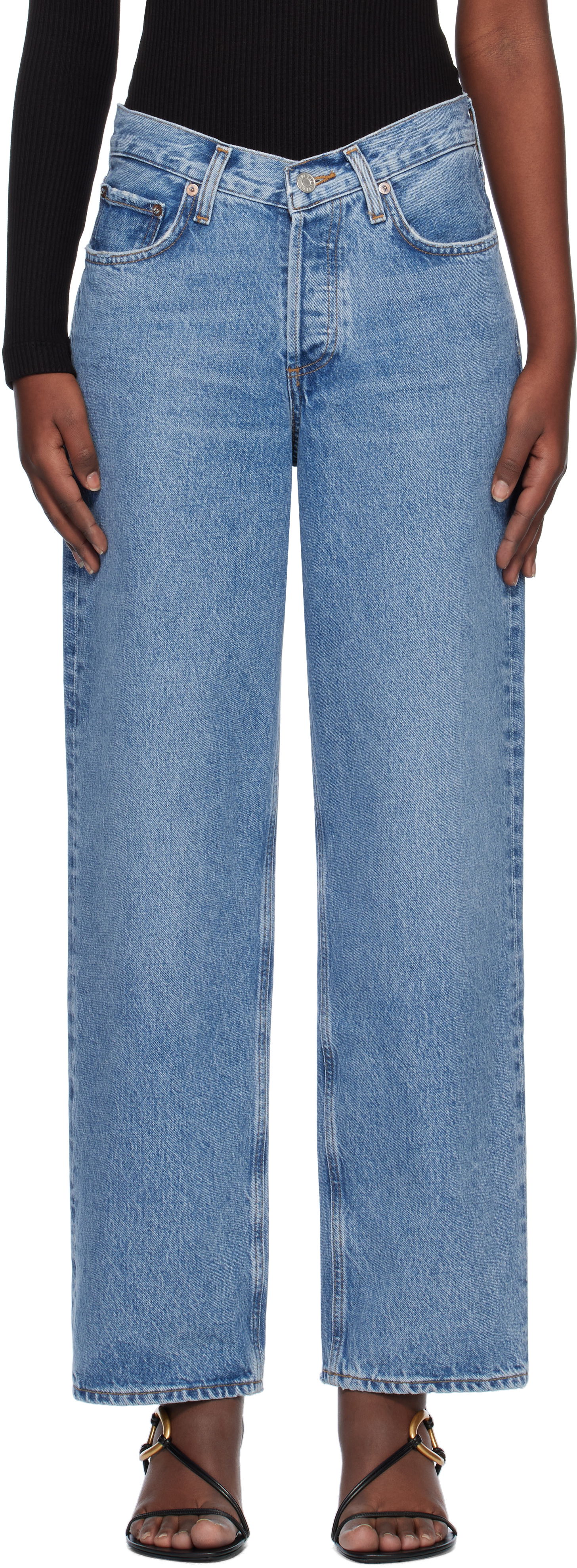 Baggy V-Waist Jeans