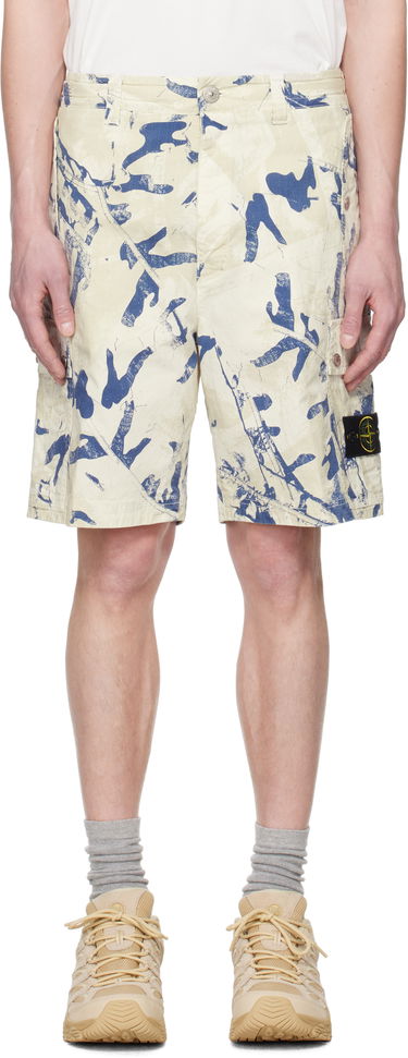 Šortky Stone Island Stone Island Bermuda Comfort Cargo Shorts Béžová | K1S15 L100004 S00E1, 0