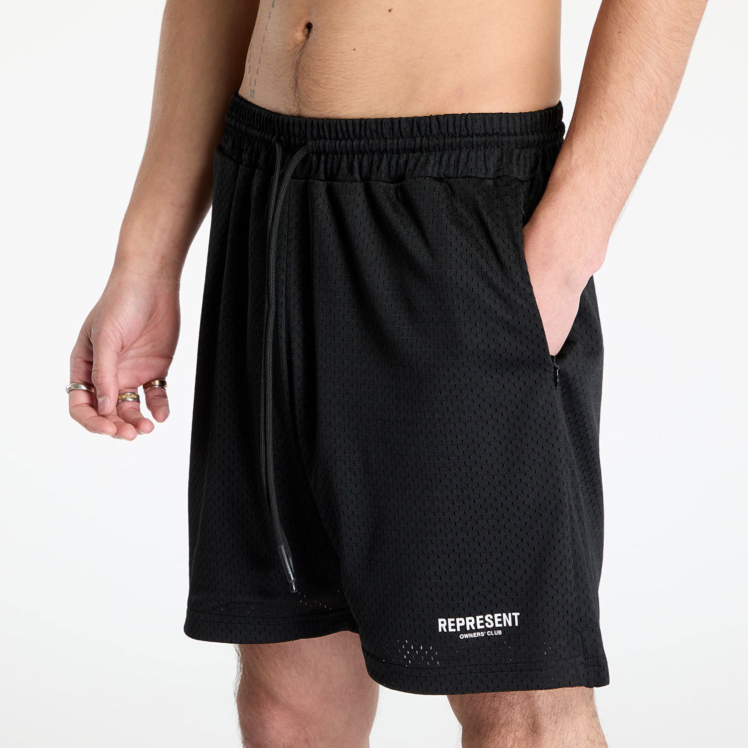 Šortky Represent Clo Represent Owners Club Mesh Shorts Čierna | OCM71235-001, 1