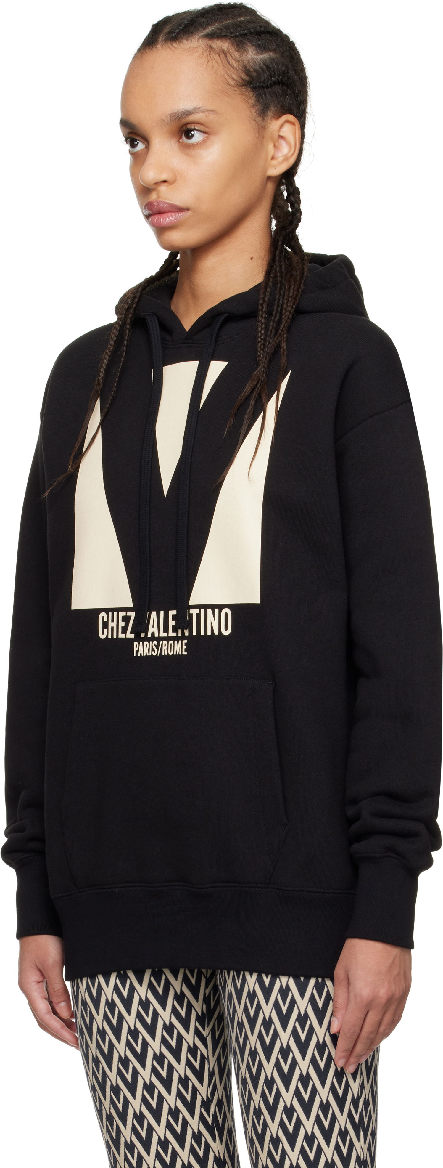 Valentino 'Chez Valentino' Print Cotton Hoodie