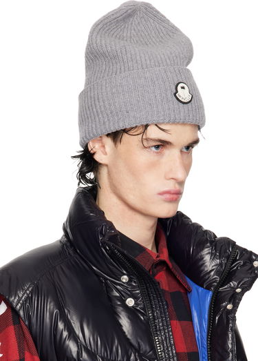 Kulicha Moncler Palm Angels x Logo Beanie Vínová | J209L3B00004M1241, 1