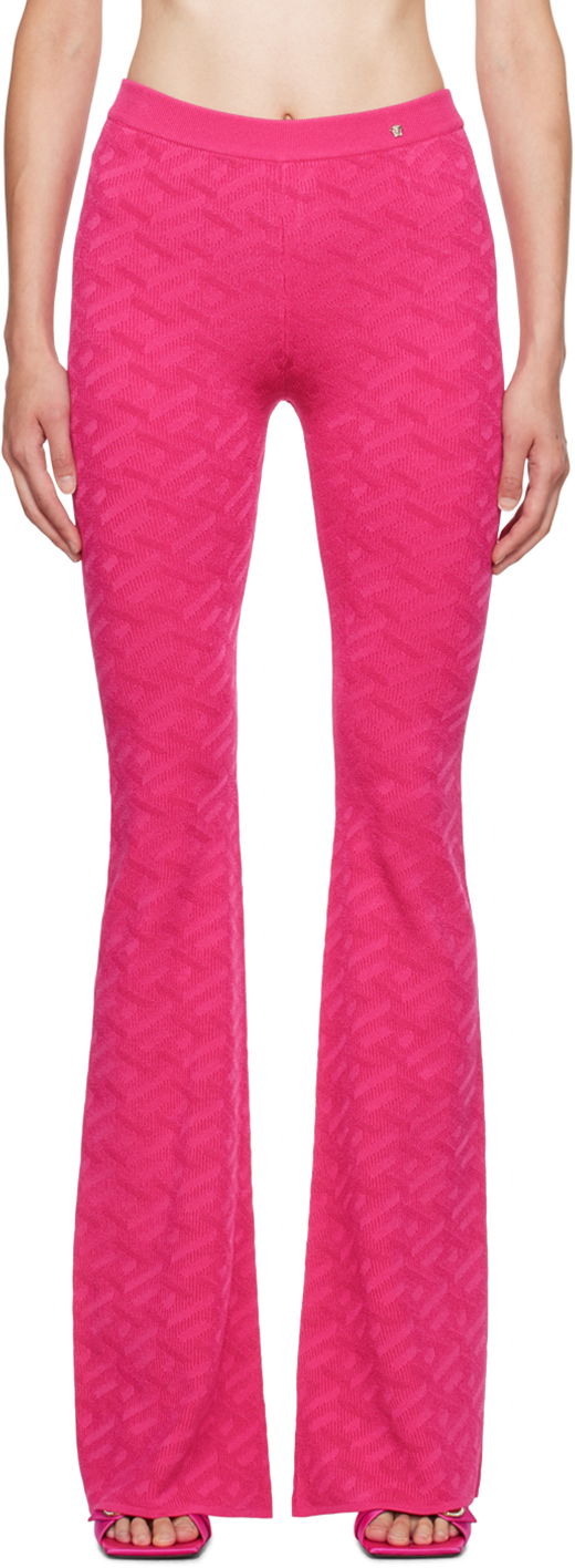Nohavice Versace Jacquard Trousers Ružová | 1001914_1A08240, 0