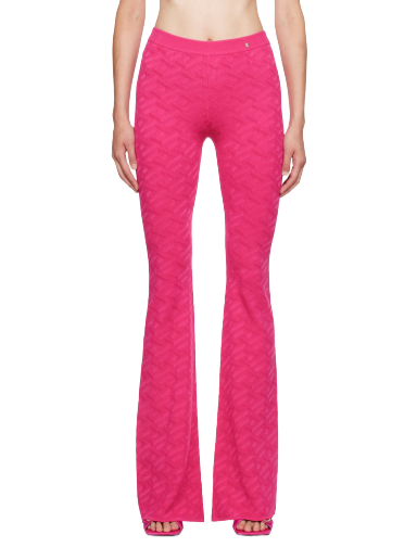 Nohavice Versace Jacquard Trousers Ružová | 1001914_1A08240