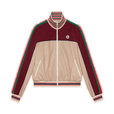 Bunda Gucci Interlocking G Print Jersey Jacket Vínová | 655196 XJDFP 9115, 0