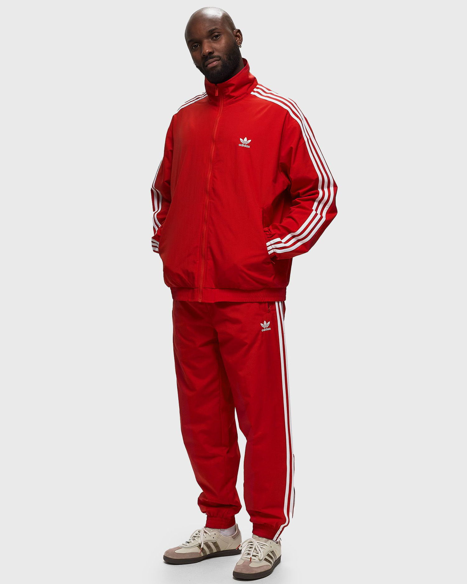 Bunda adidas Originals WOVEN FIREBIRD TRACK TOP Červená | IT2495, 1