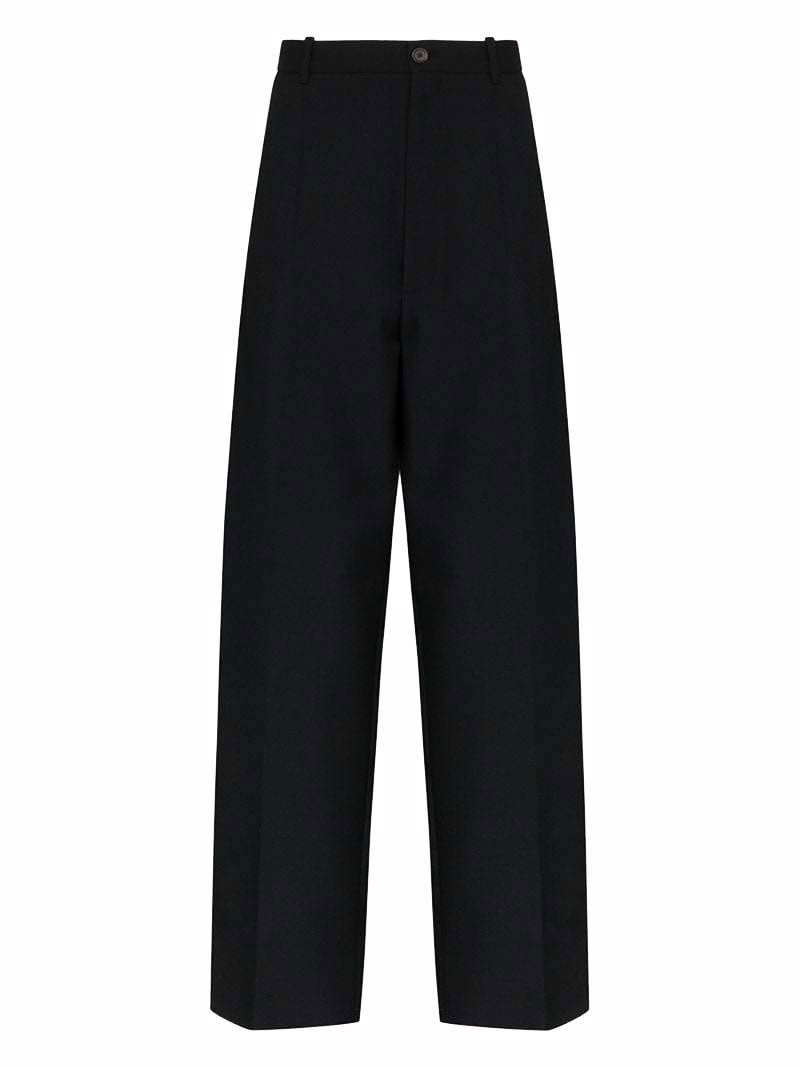 Nohavice Balenciaga Loose Tailored Trousers Čierna | 622229TXI171000, 0