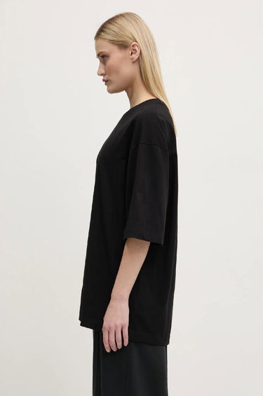 Tričko Filling Pieces Filling Pieces Boxy Embroidered T-Shirt Čierna | 74413791861, 3