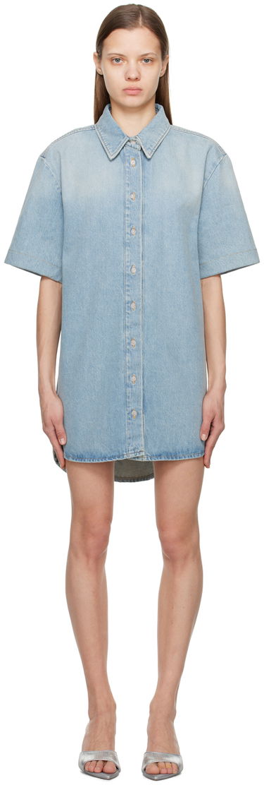 Šaty Loulou de Saison Loulou de Saison Sant Denim Minidress Modrá | SANT, 0
