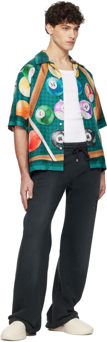 Košeľa AMIRI AMIRI Billiards Print Bowling Shirt Zelené | AMSTCA1083, 3
