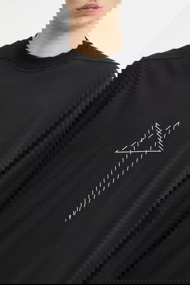 Tričko Rick Owens Rick Owens DRKSHDW Jumbo Long Sleeve T-Shirt Čierna | DU02E7261.RNEP3, 3