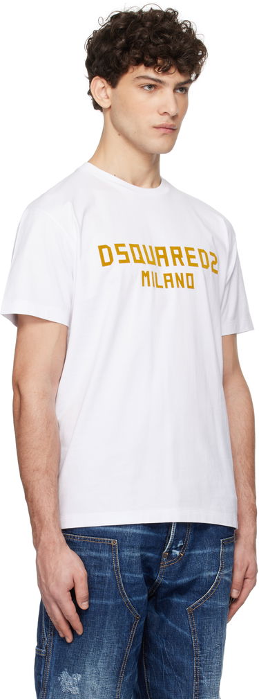 Tričko DSQUARED2 Dsquared2 Cool Fit Milano T-Shirt Biela | S74GD1418_D20020, 1
