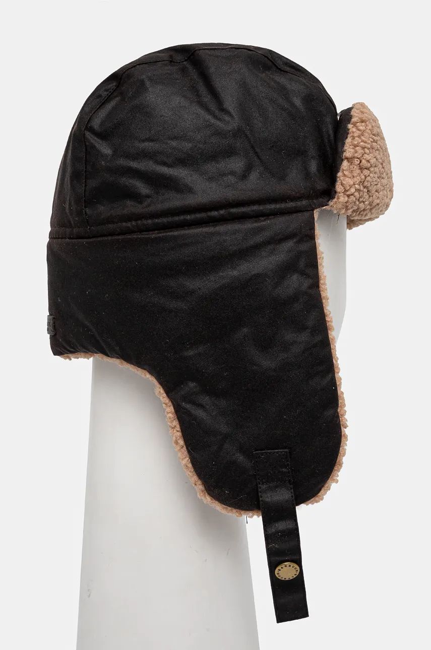 Klobúk Barbour Waxed Cotton Trapper Hat Hnedá | MHA0710, 1