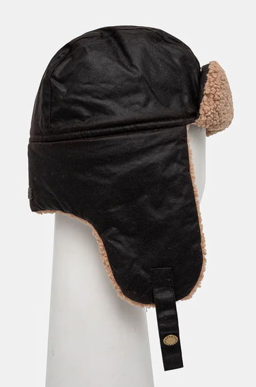 Klobúk Barbour Waxed Cotton Trapper Hat Hnedá | MHA0710, 1