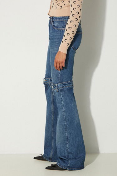 Džínsy Coperni Open Knee High-Waist Jeans Modrá | COPP55252, 3
